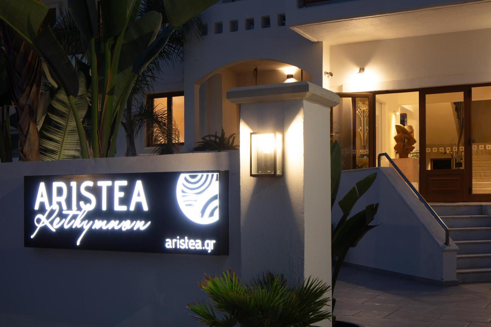 Aristea Hotel Rethymno  Bagian luar foto